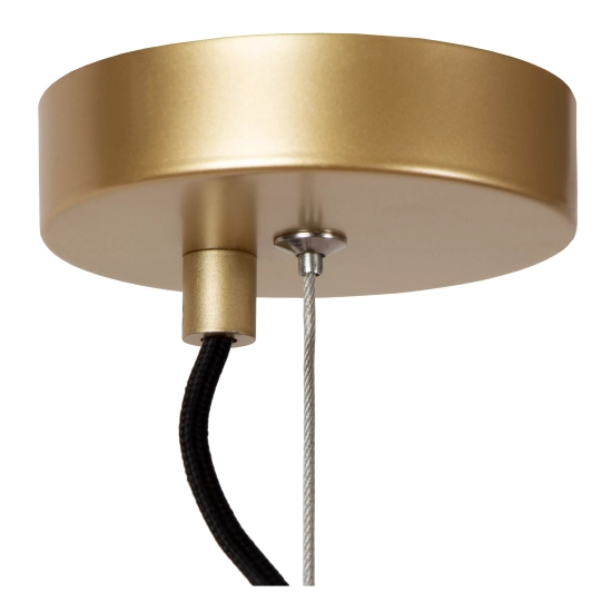 HANNELORE Lampa wisząca Ø 40 cm 1xE27 złoty mat / mosiądz 10423/40/02 Lucide - zdjęcie dodatkowe 5